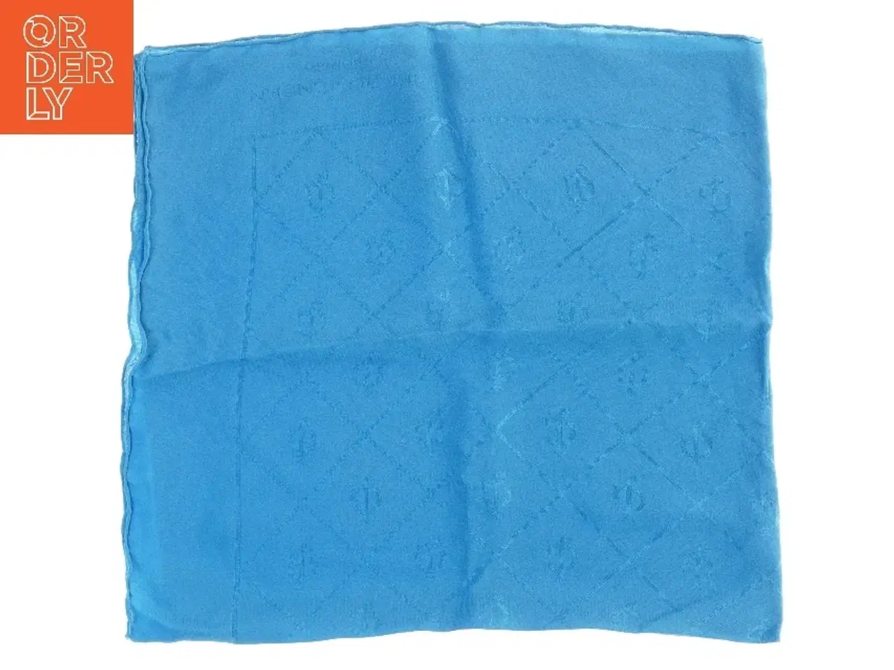 Billede 4 - Blåt tørklæde (str. 75 x 75 cm)