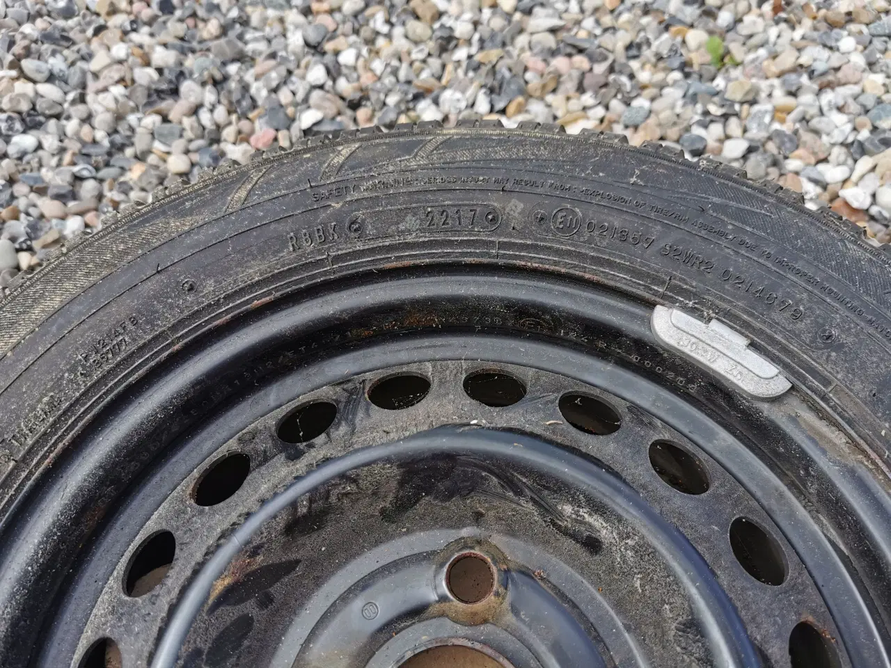 Billede 3 - Stålfælg med dæk