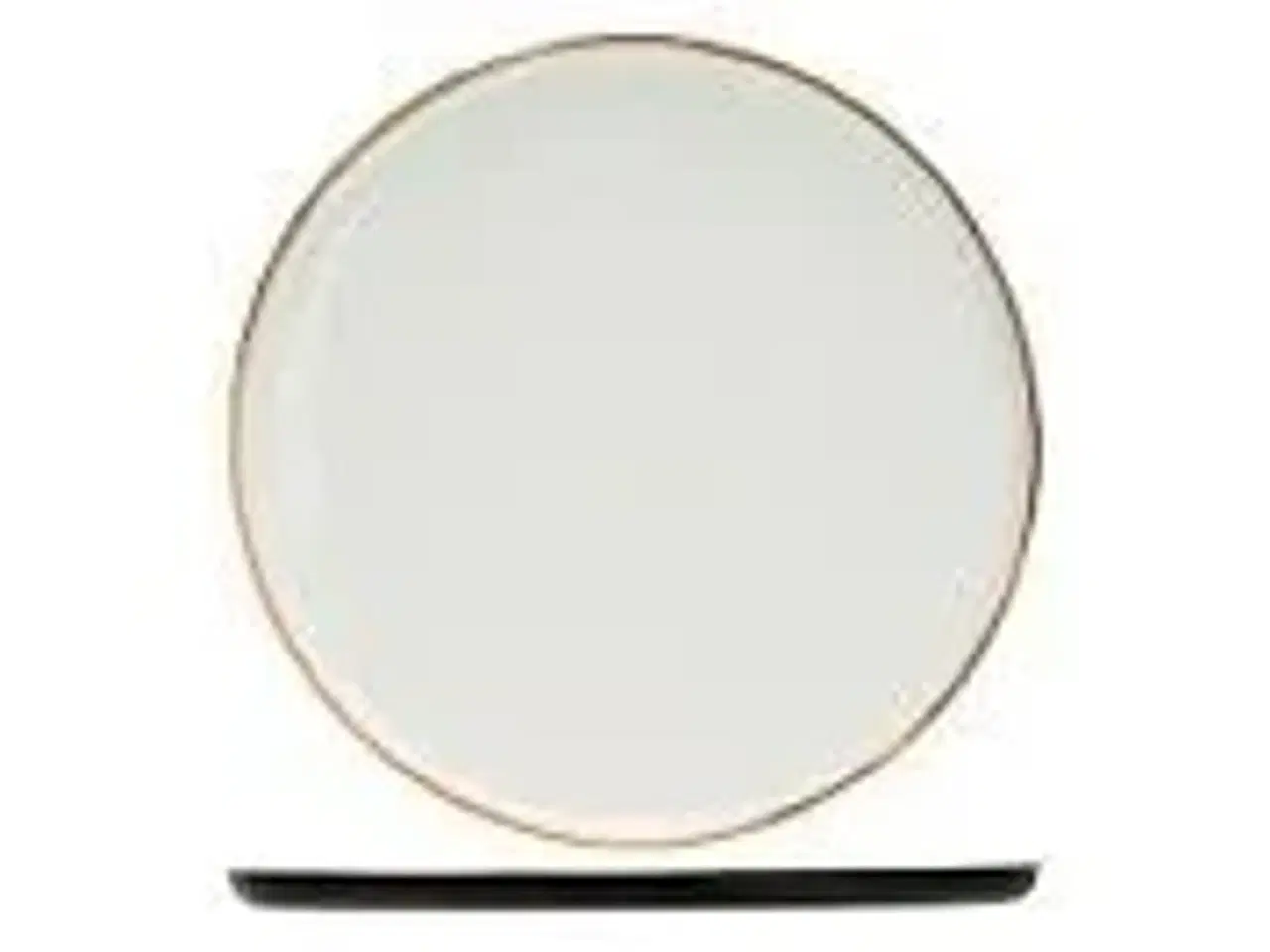 Billede 1 - 24 stk. Tallerken melamin lysgrå 210 mm Plato