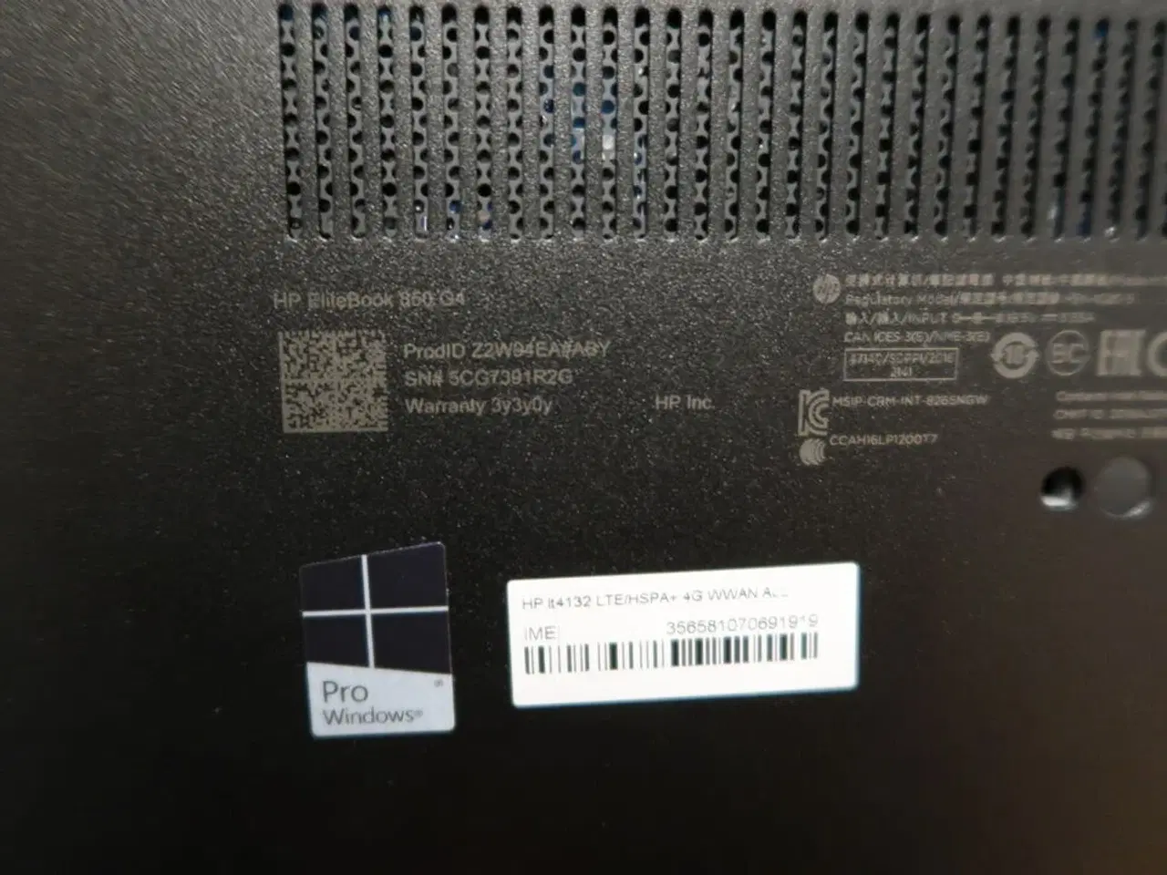 Billede 3 - Bærbarcomputer HP Elitebook 850 G4