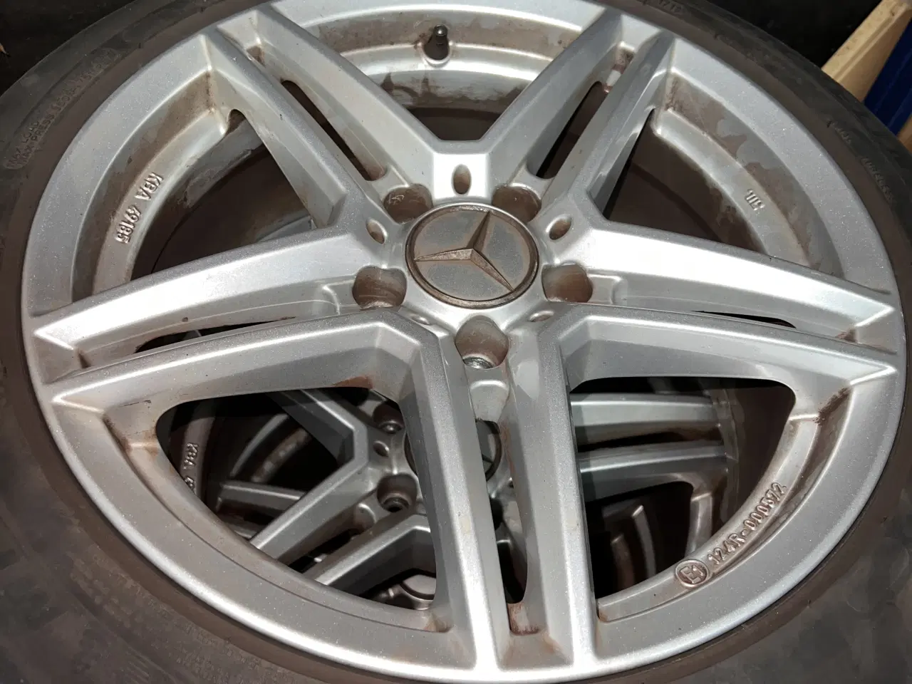 Billede 8 - Mercedes C, 17" alu hjulsæt (sommer)