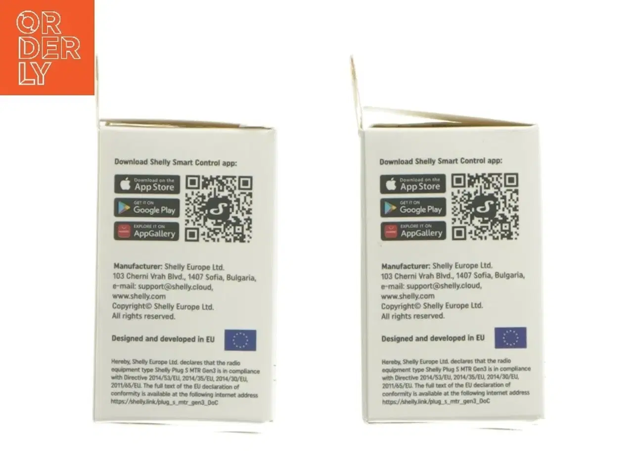 Billede 3 - 2 stk. Shelly Plug S, smart wifi og bluetooth stik fra Shelly (str. 7,5x5,5x5 cm)