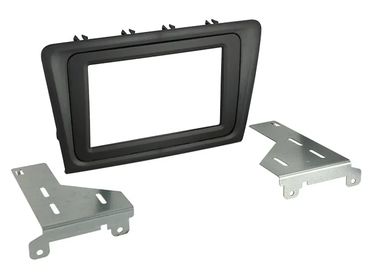 Billede 1 - 2-DIN radioramme Skoda Rapid 2013-2019 sort