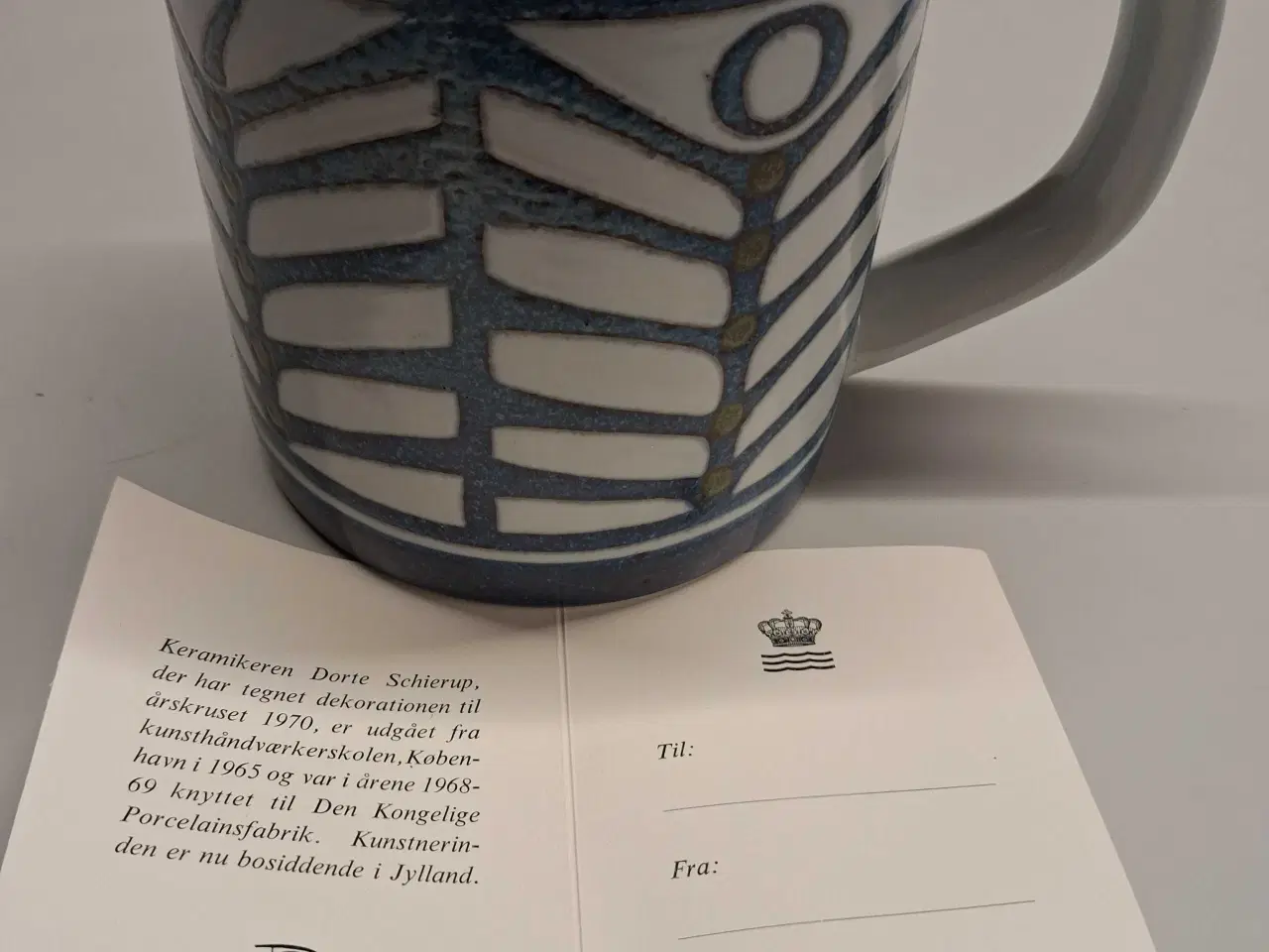 Billede 2 - Årskrus 1970 Kongelig Porcelainsfabrik