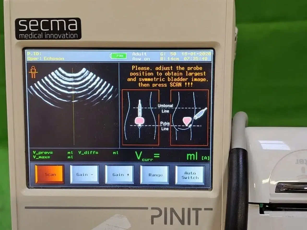 Billede 4 - Bladderscanner PINIT Echoson S255B