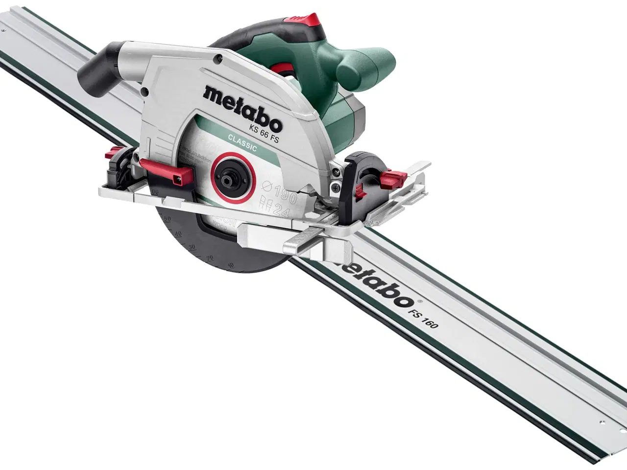 Billede 1 - Rundsav 190mm 1400W KS 66 FS + styreskinne FS 160