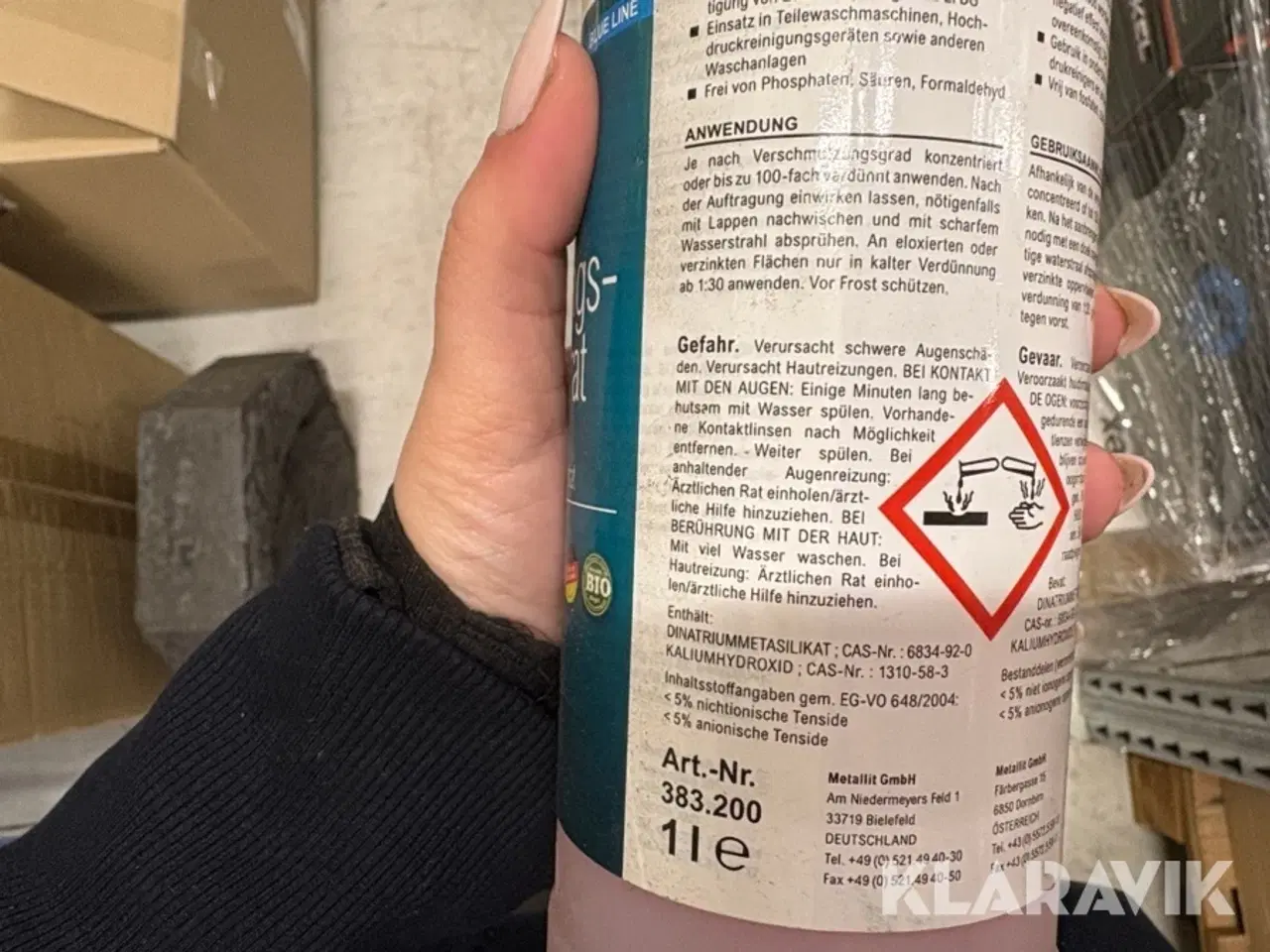 Billede 4 - Rengøringsmiddel 1L flaske - 20 flasker