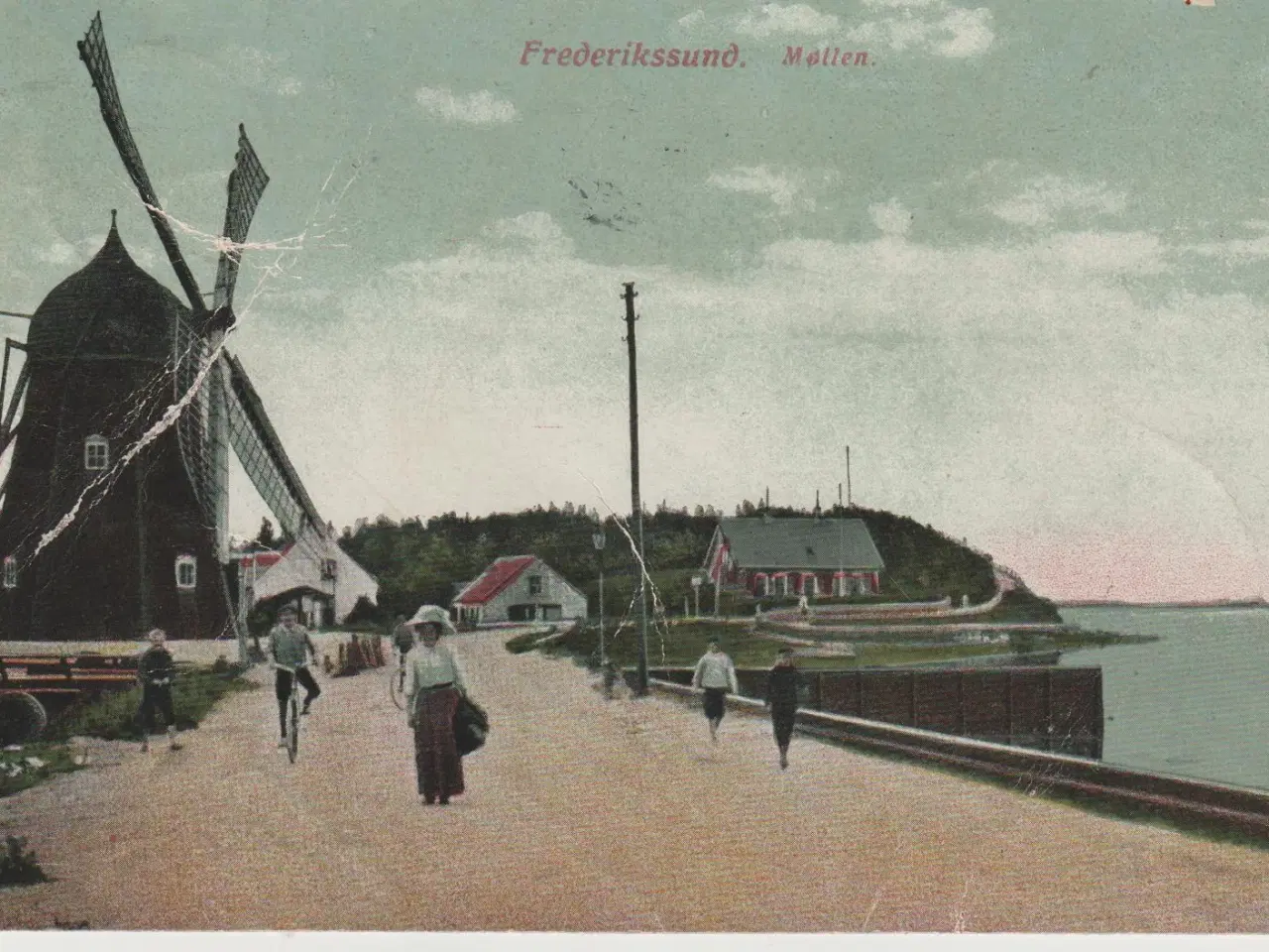 Billede 1 - Gamle frankerede danske postkort