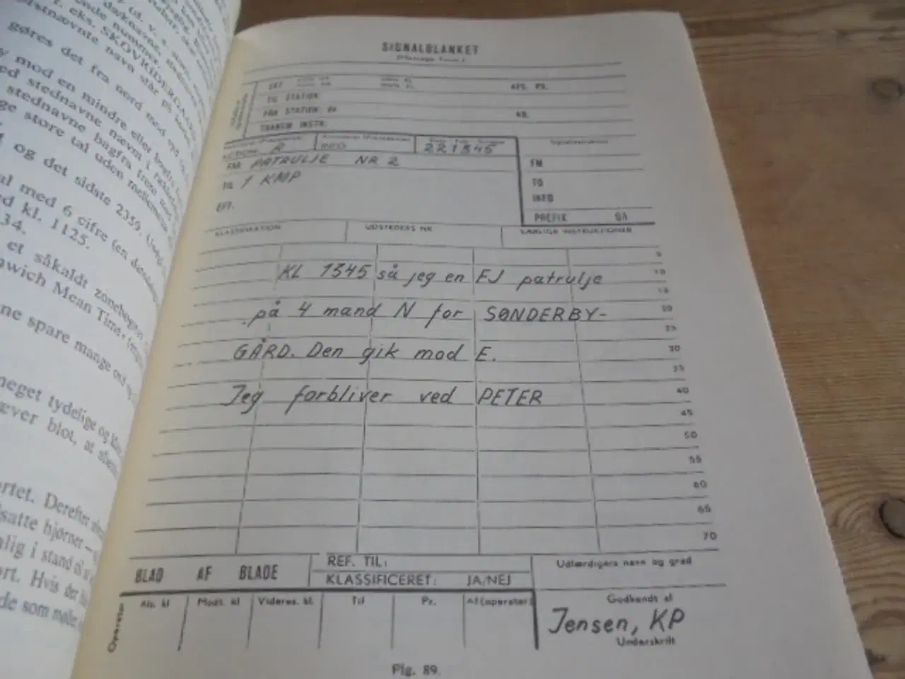 Billede 3 - Feltinstruktion for enkeltmand 1957-udgaven  