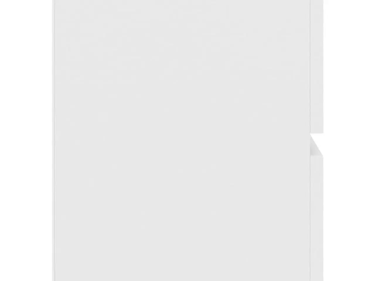 Billede 6 - Sengeborde 2 stk. 30x30x40 cm konstrueret træ hvid