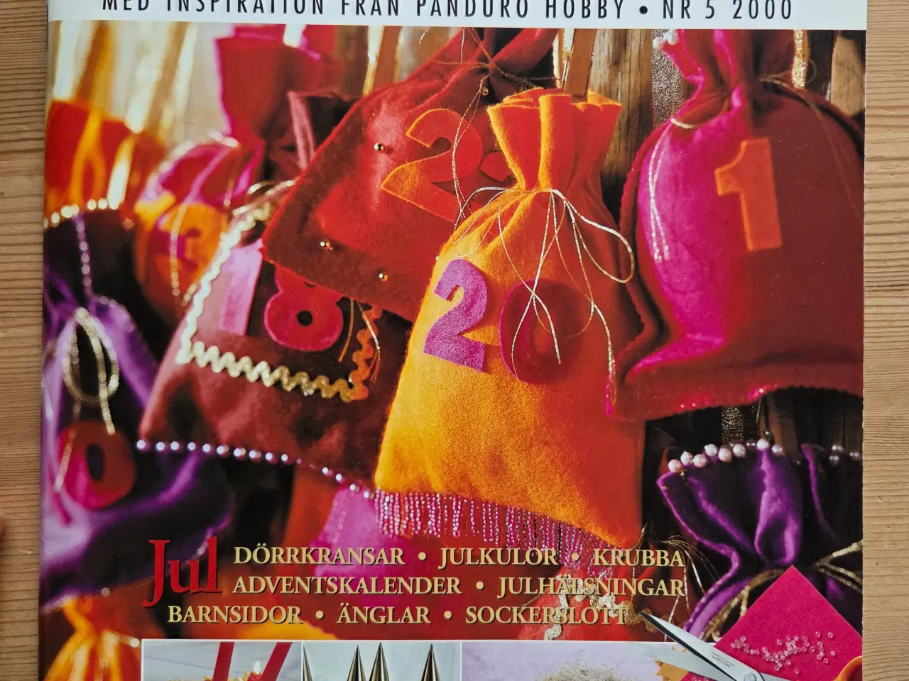 Billede 2 - Lav selv julepynt  - hyggelige blade og hæfter