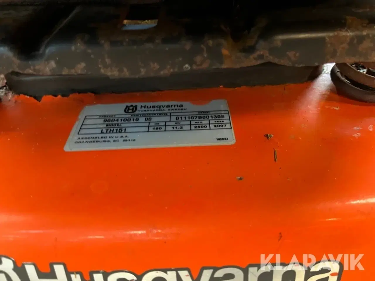 Billede 9 - Græsslåmaskine Husqvarna LTH 151