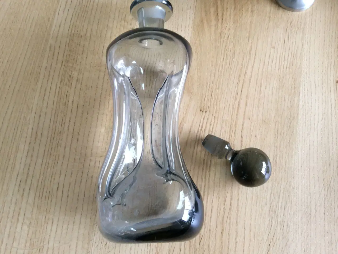 Billede 2 - Holmegaard glaskaraffel klukflaske