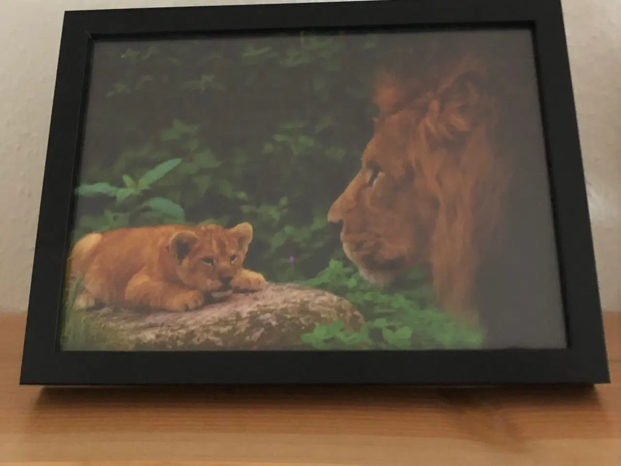 Billede 3 - Plakat Løvefar med søn