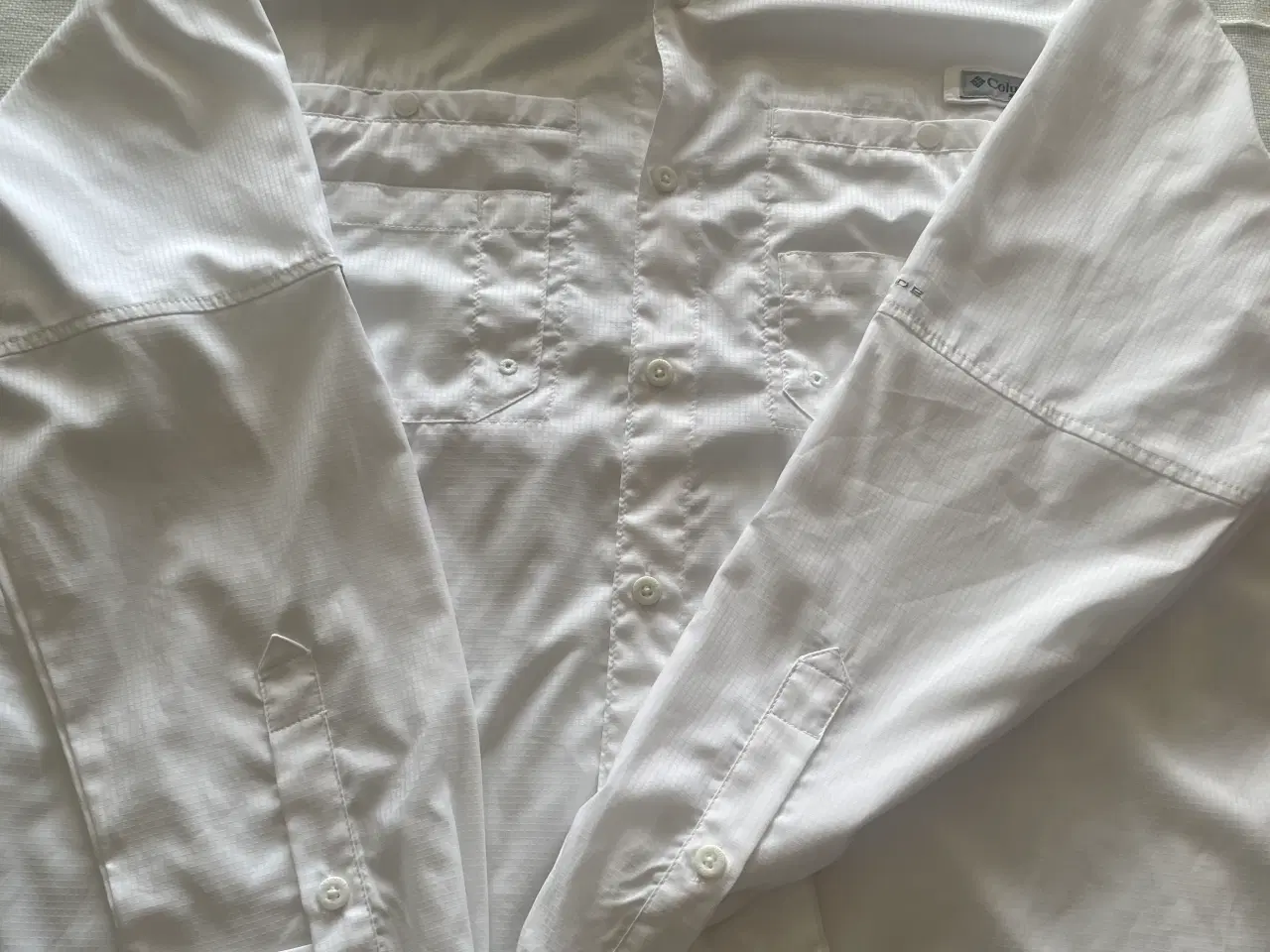 Billede 2 - Columbia PFG Tamiami herreskjorte – XL – hvid