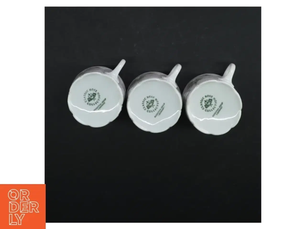 Billede 4 - Porcelænskopper med blomstermotiv fra Rosenthal (str. Ø. 8,5 cm. længde, 8 cm)