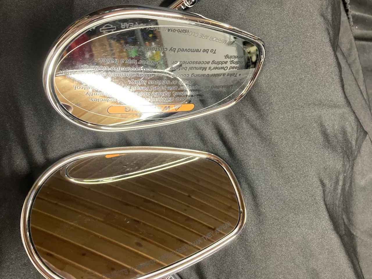 Billede 1 - Harley spejle chrom, NYE, originale HD