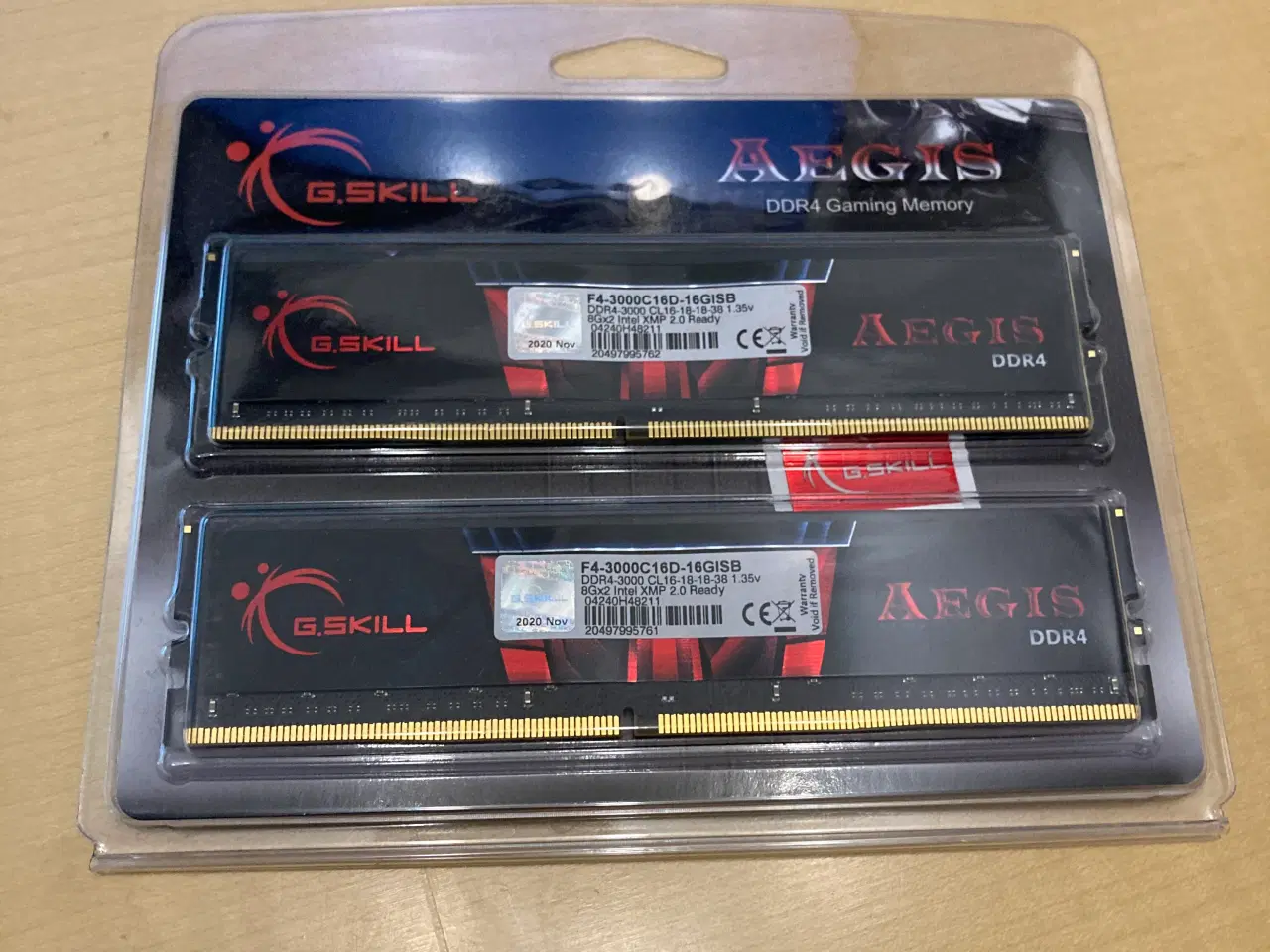 Billede 1 - G.SKILL, 2x8GB, DDR4 SDRAM