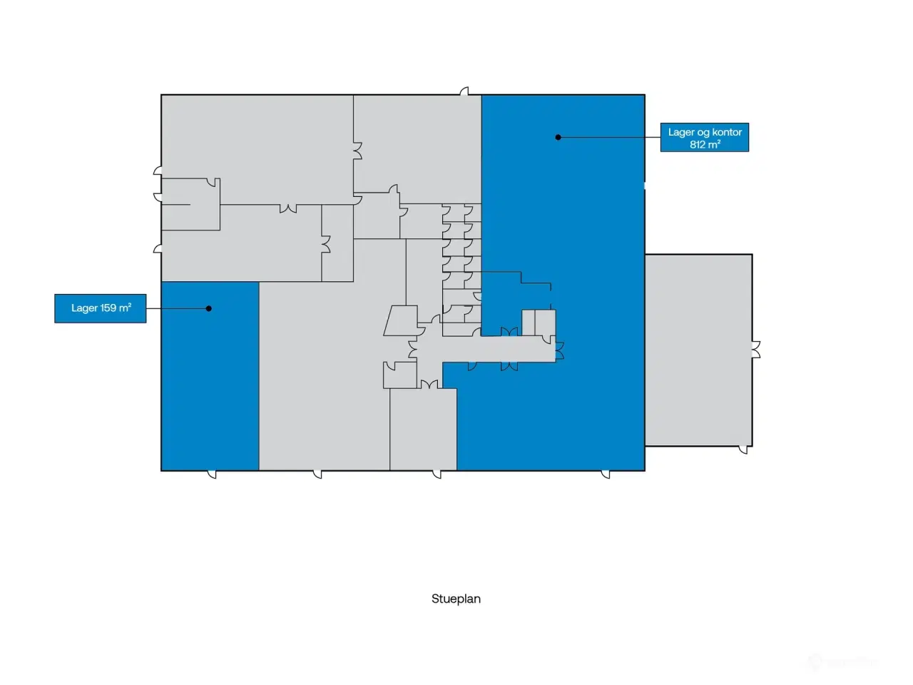 Billede 14 - Lager m. portadgang + kontor + showroom