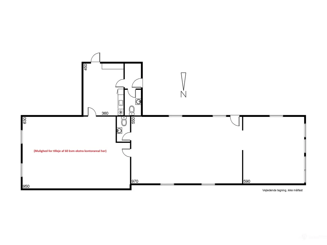 Billede 10 - Indbydende kontor i god stand med gode parkeringsforhold - kun ca. 3 km fra Roskilde