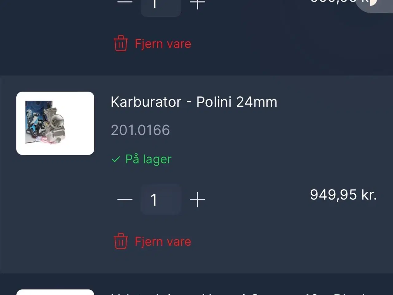 Billede 1 - Søger pgo dele 