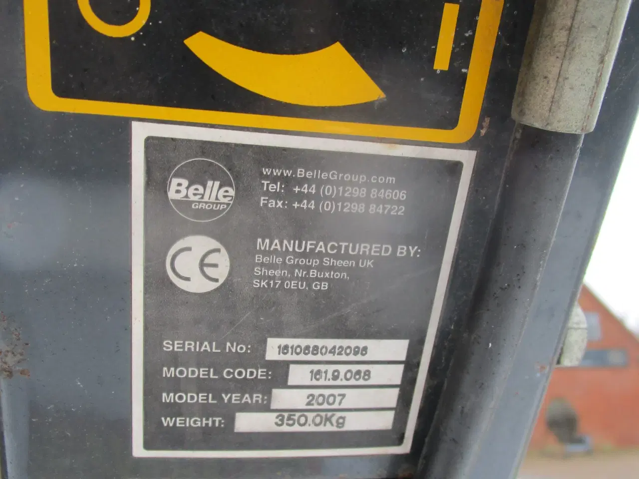 Billede 5 - pladevibrator, Belle RPC 45/60