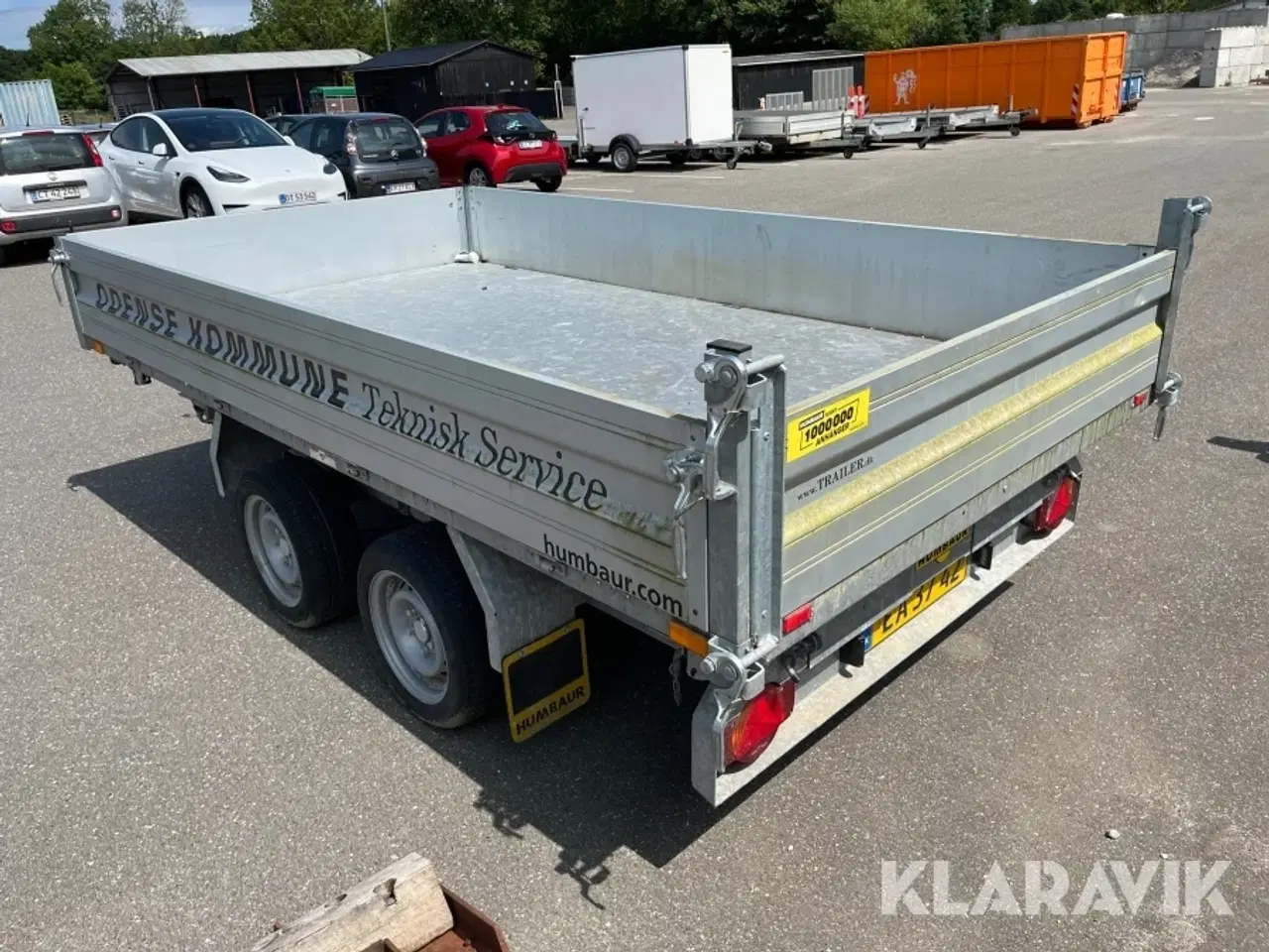 Billede 4 - Anhængere til personbiler Humbauer HZ 3500-B 3-vejs tiptrailer