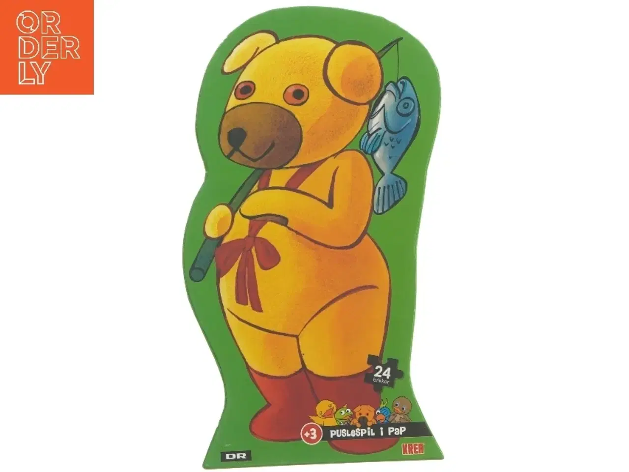 Billede 1 - Bamse puslespil 24 brikker fra DR, Krea (str. 24 prikker)