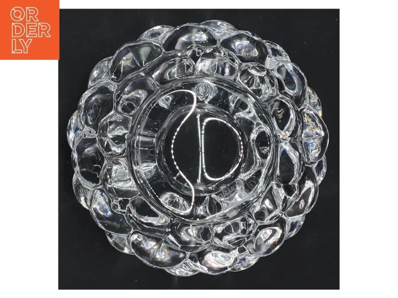 Billede 3 - Lysestage af glas (str. 7x11 cm)