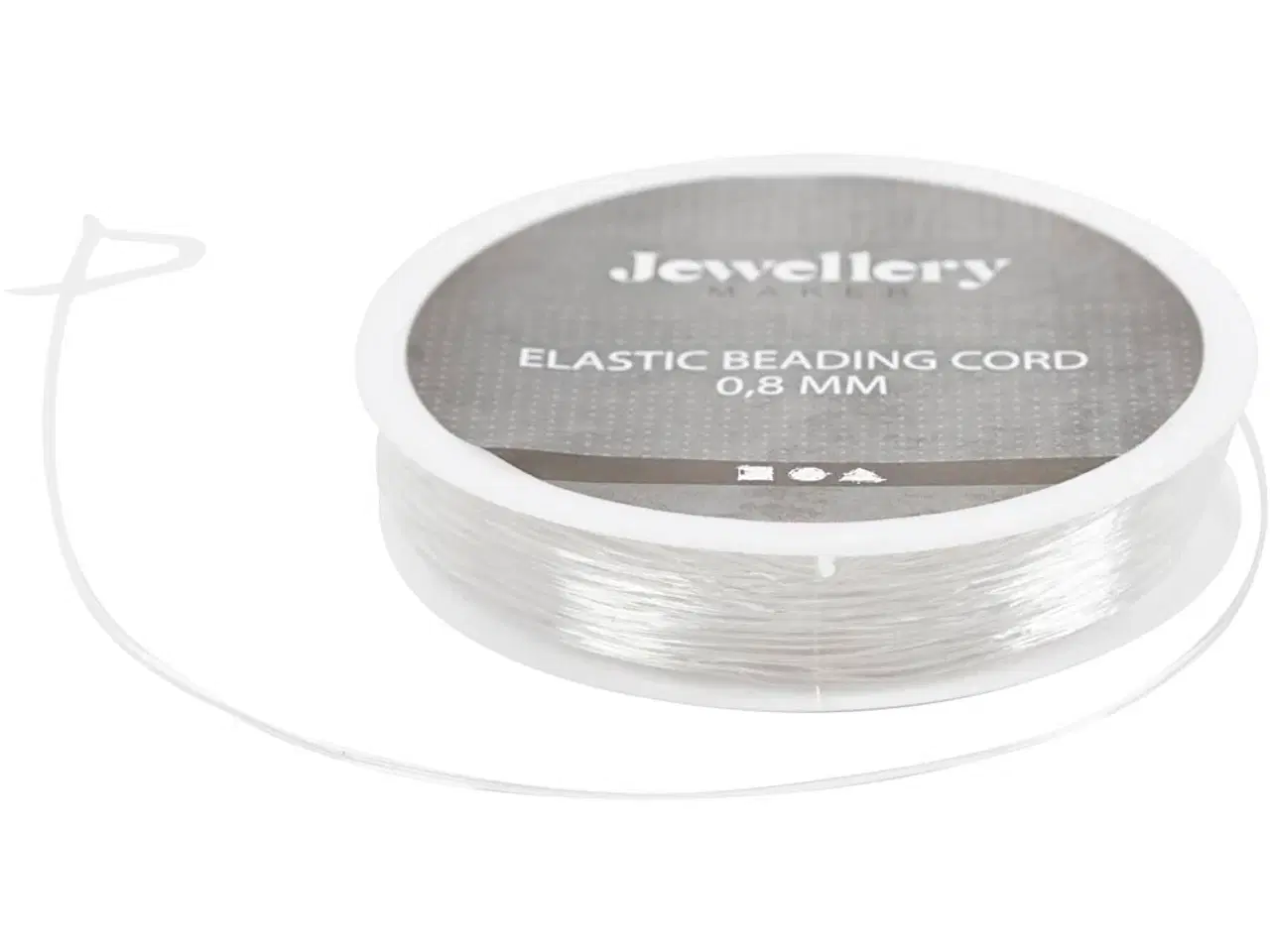 Billede 1 - Elastiksnor 0,8 mm - 10 m til smykker