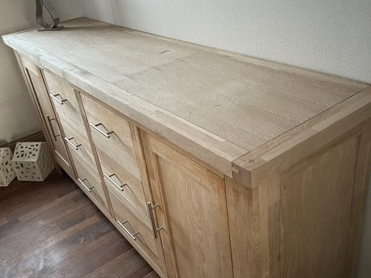 Billede 2 - Skænk i massiv egetræ