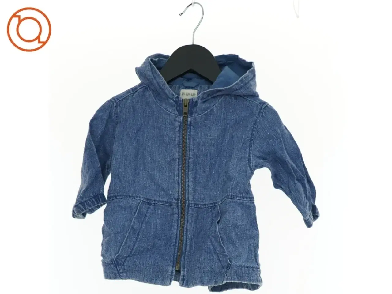 Billede 1 - Denim jakke med hætte fra PLAY UP (str. 80 cm)