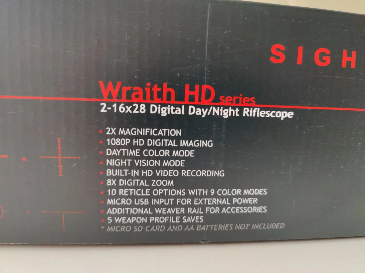 Billede 4 - Sightmark Wraith HD 2-16x28 
