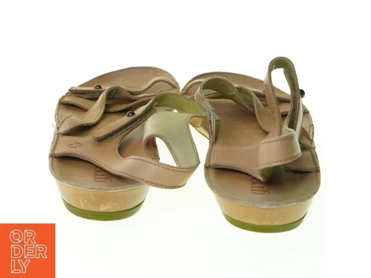 Billede 2 - Ubrugte Læder Sandaler fra Green Comfort (str. 41)