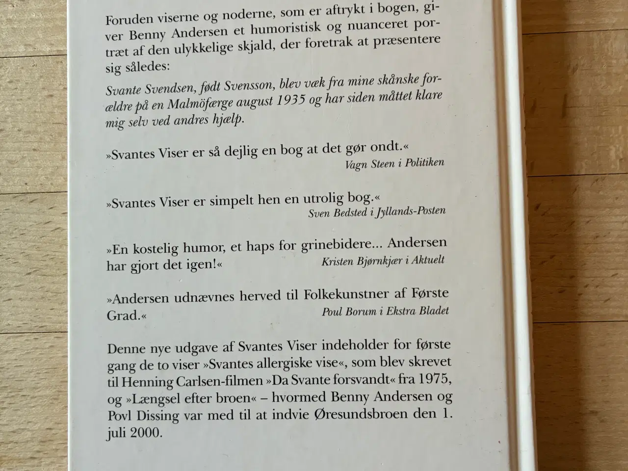 Billede 2 - Svantes viser, Benny Andersen