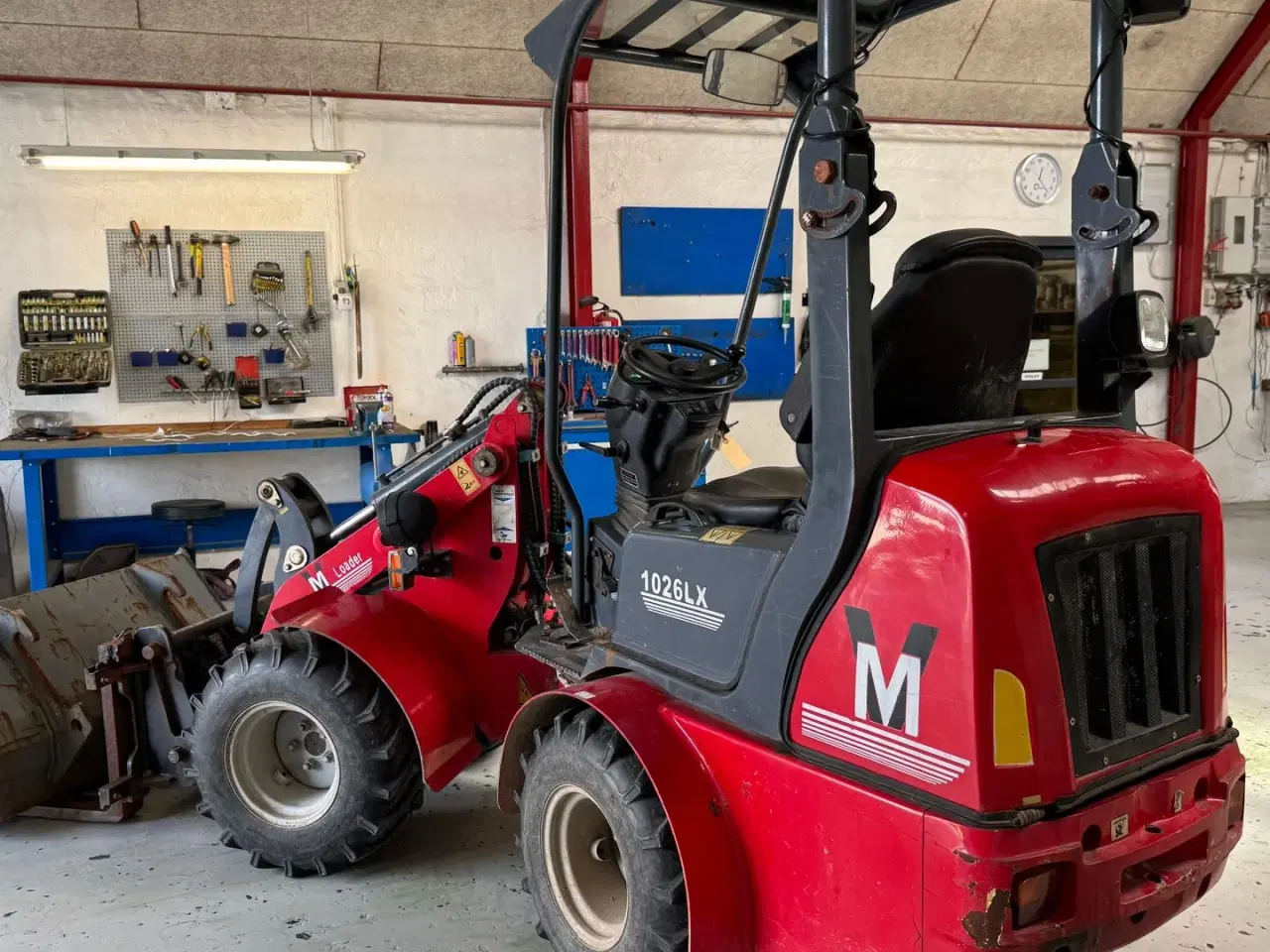 Billede 5 - VM Loader 1026 LX KUN 590 TIMER! MED SKOVL OG PALLEGAFLER!
