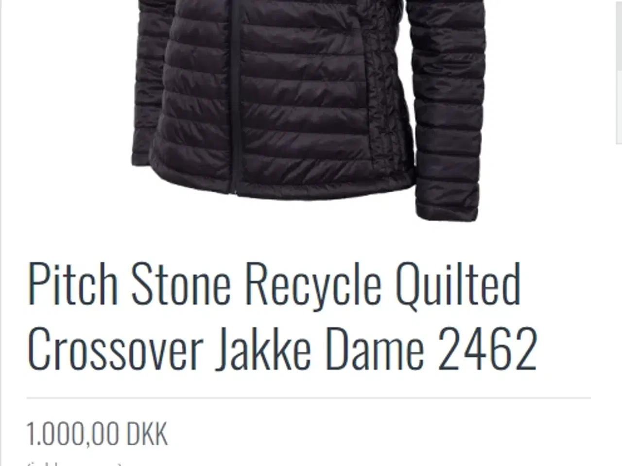 Billede 1 - PitchStone Recycle Quilted Crossover damejakke - L