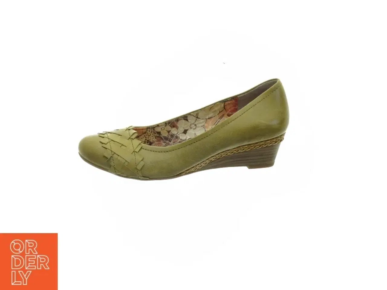Billede 1 - Grønne pumps fra Marco Tozzi (str. 39)