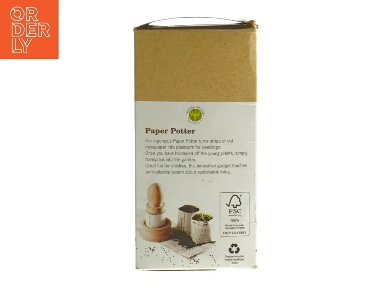 Billede 4 - Paper Potter til plantepotter (str. H. 13 cm. ø. 7,5 cm)