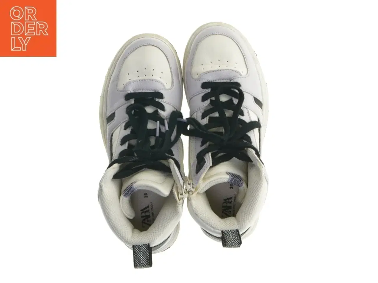 Billede 5 - Hvide og sorte sneakers i størrelse 36 fra Zara (str. 36 )