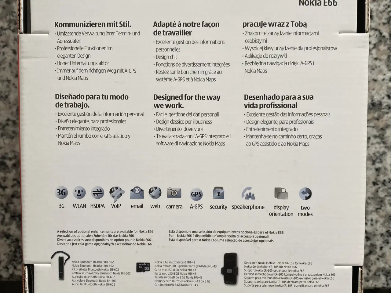 Billede 6 - Nokia E66 mobiltelefon 