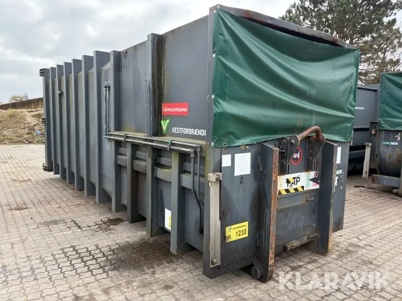 Billede 3 - Container Komprimator stationær affaldscontainer