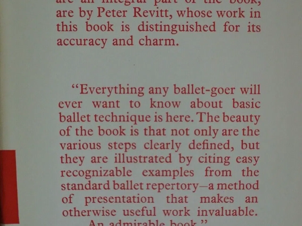 Billede 2 - a dictionary of ballet terms, by leo kersley and j