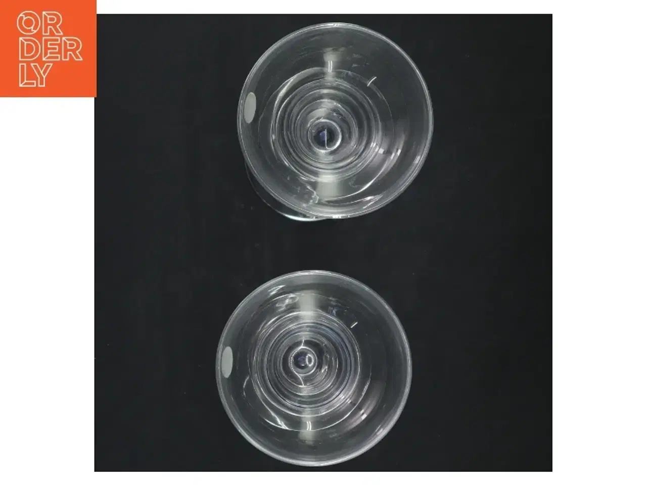 Billede 2 - To cocktailglas i krystal (str. 19 cm)