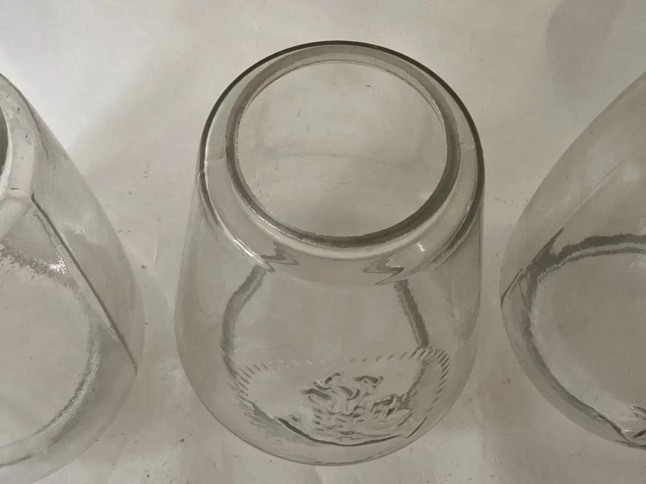 Billede 2 - 3 Flagermus lygte glas, ældre model.
