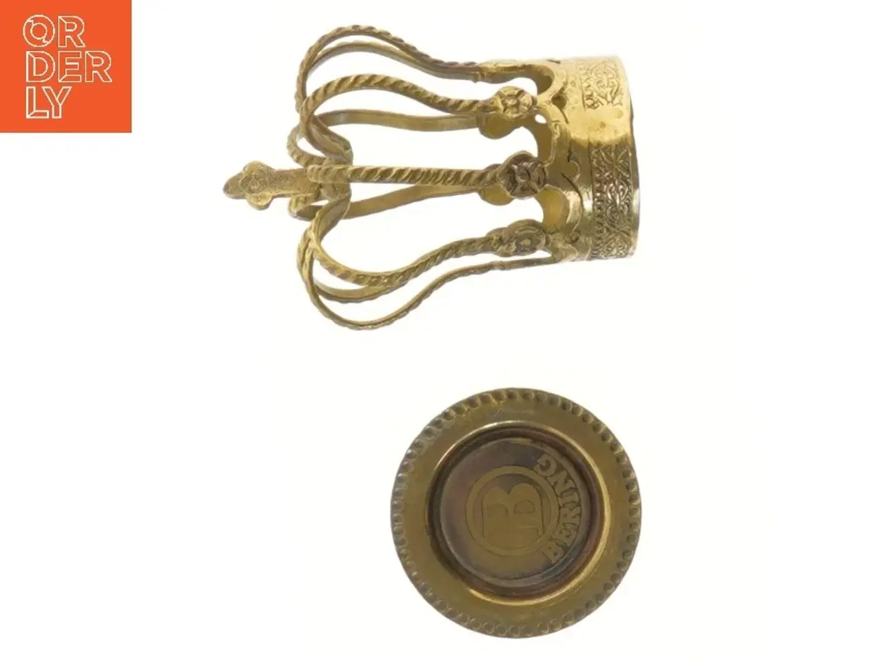 Billede 2 - Krone lysestage fra Bering (str. 11 cm)