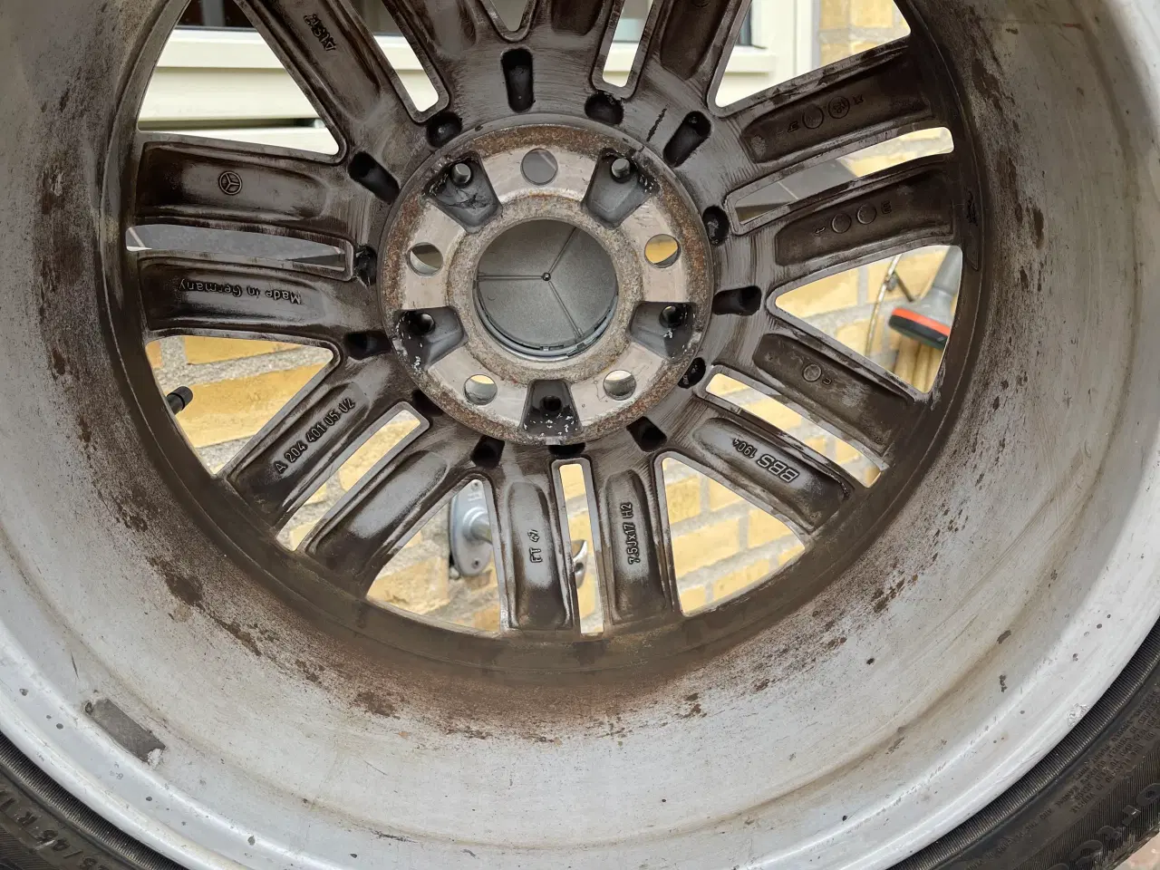 Billede 6 - Mercedes / BBS Alufælge med Continental sommerdæk 