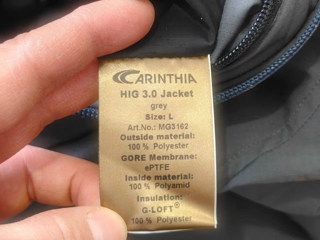 Billede 11 - Carinthia HIG 3.0 Large Grå