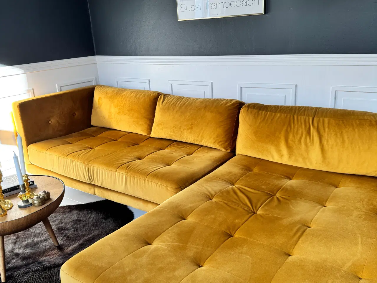 Billede 5 - Smuk velour sofa