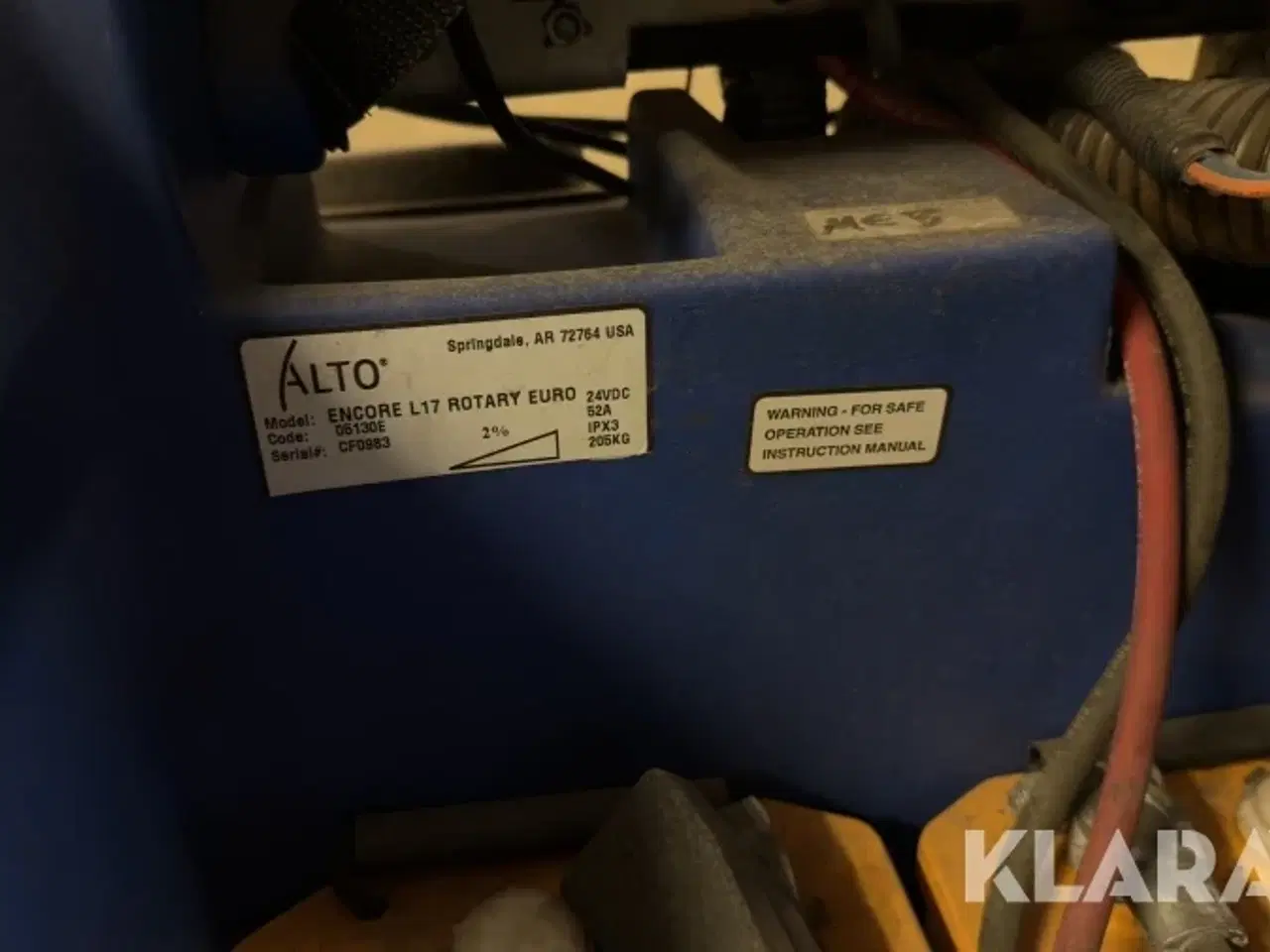 Billede 12 - Alto Gulvvasker Encore L17 Rotary Euro Reparationsgenstand